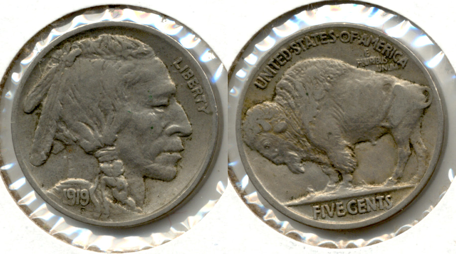 1919 Buffalo Nickel EF-40