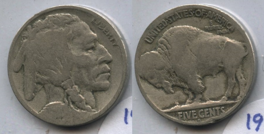 1920-D Buffalo Nickel AG-3 #aa
