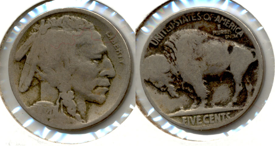 1920-D Buffalo Nickel AG-3 d