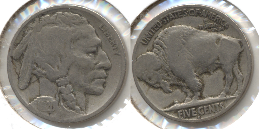 1920-D Buffalo Nickel Good-4 ak