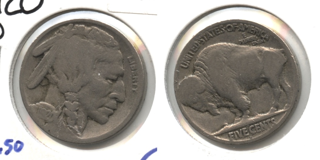 1920-D Buffalo Nickel Good-4 #as
