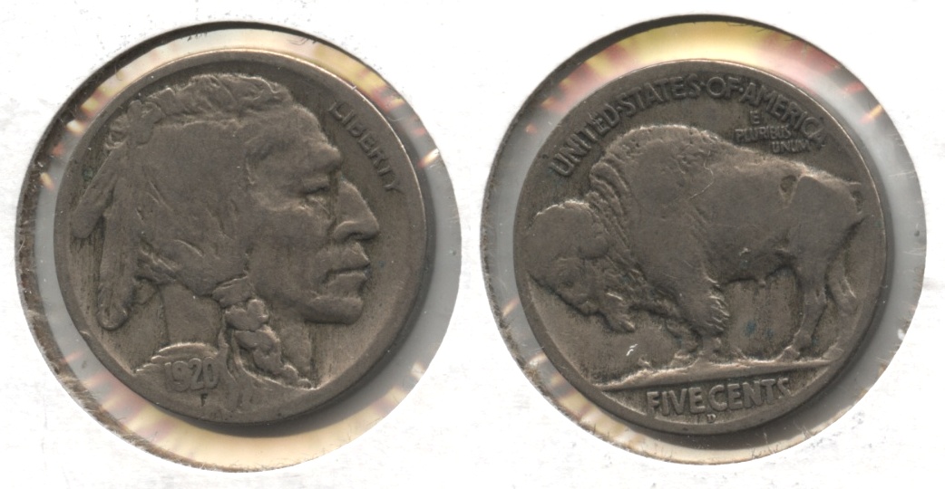 1920-D Buffalo Nickel VG-8 #e