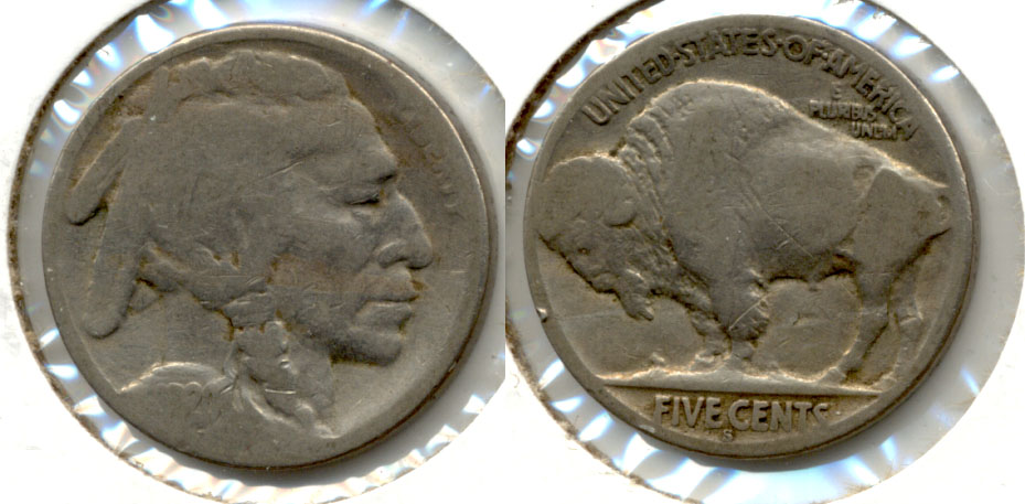 1920-S Buffalo Nickel AG-3 af