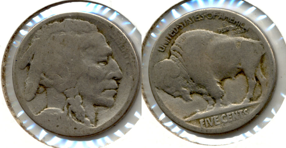 1920-S Buffalo Nickel AG-3 bg