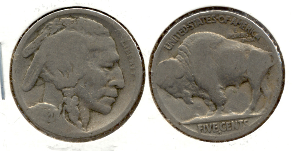 1920-S Buffalo Nickel AG-3 bp