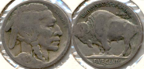 1920-S Buffalo Nickel AG-3 g