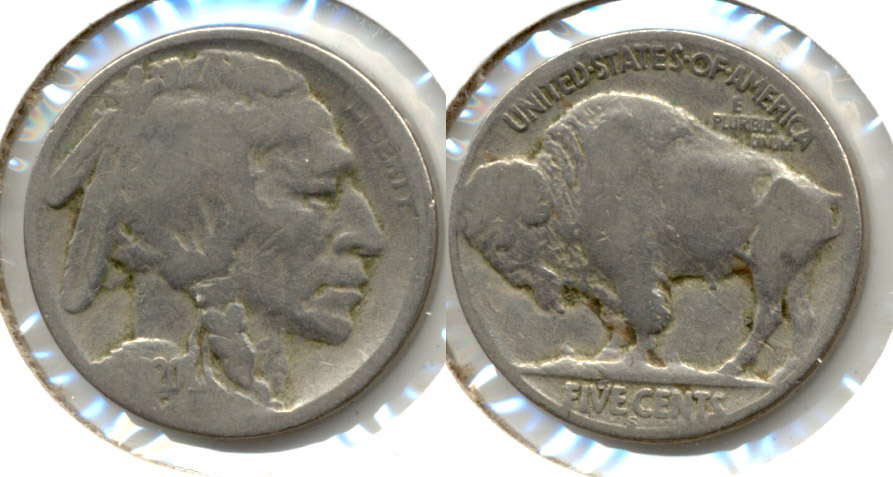 1920-S Buffalo Nickel AG-3 o