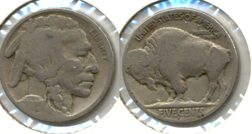 1920-S Buffalo Nickel Good-4 ad