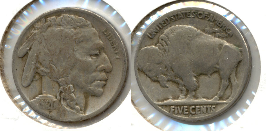 1920-S Buffalo Nickel Good-4 ag