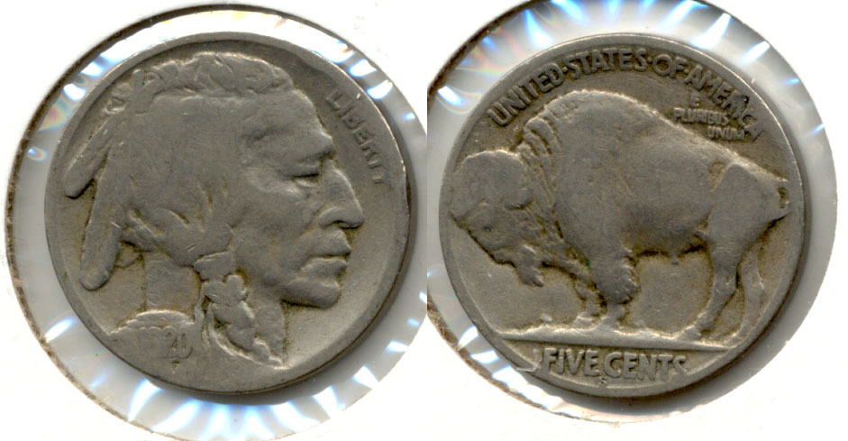 1920-S Buffalo Nickel Good-4 an