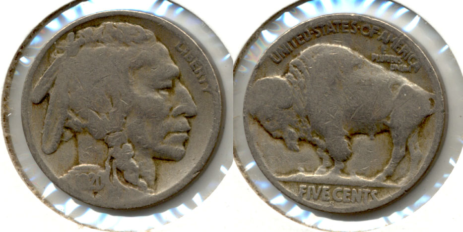 1920-S Buffalo Nickel Good-4 ar