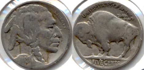 1920-S Buffalo Nickel Good-4 n Lamination