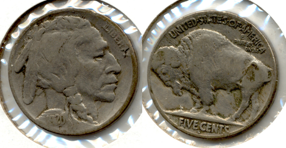 1920-S Buffalo Nickel VG-8 b