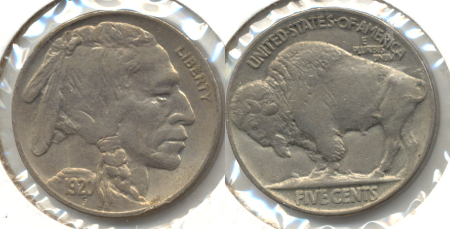 1920 Buffalo Nickel AU-55