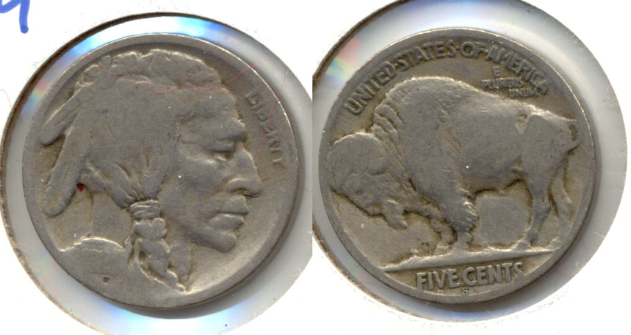 1921-S Buffalo Nickel Good-4