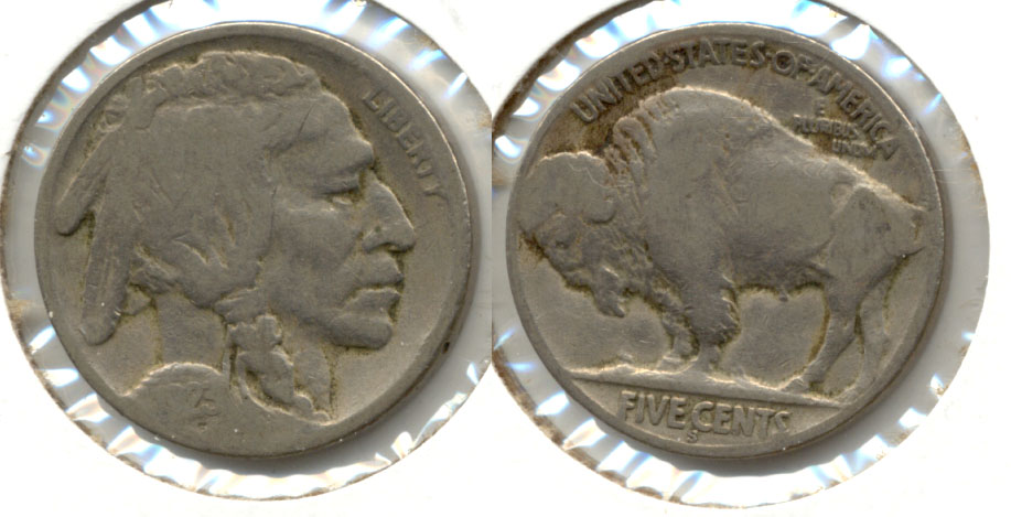 1923-S Buffalo Nickel Good G-4 ag