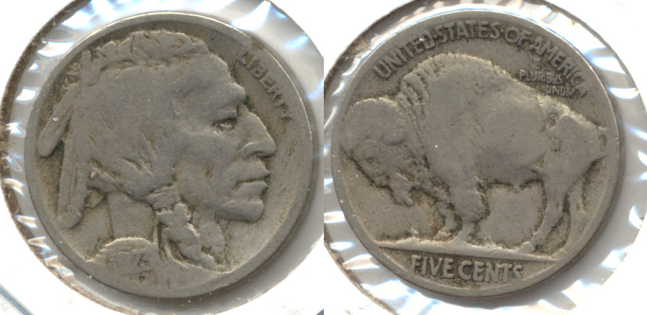 1923-S Buffalo Nickel Good G-4 bs