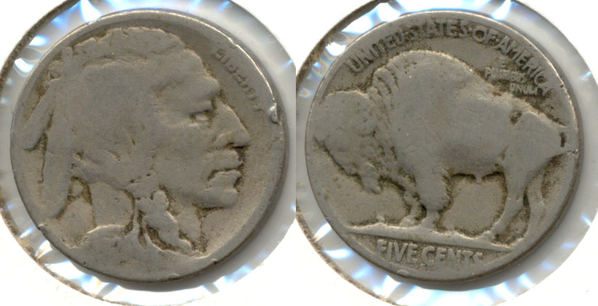 1924-S Buffalo Nickel AG-3 a Rim Bump