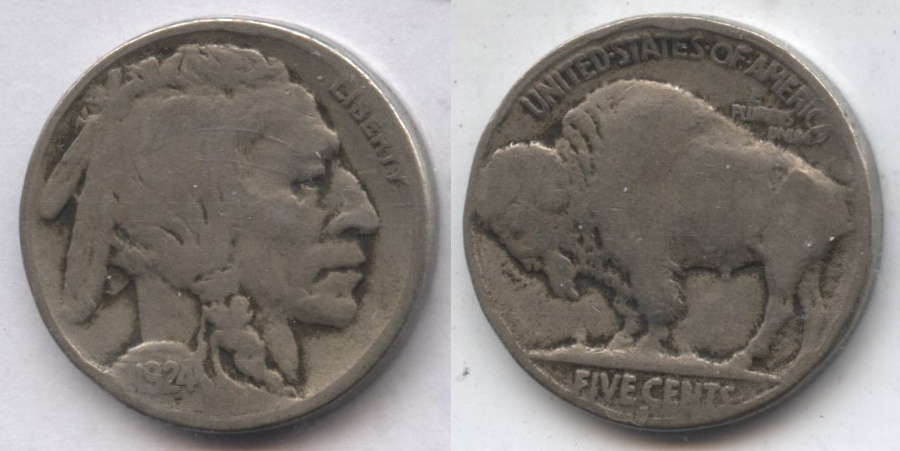 1924-S Buffalo Nickel Good-4