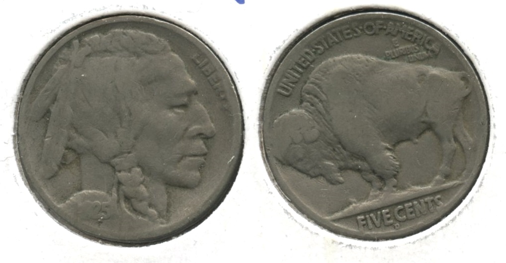 1925-D Buffalo Nickel VG-8
