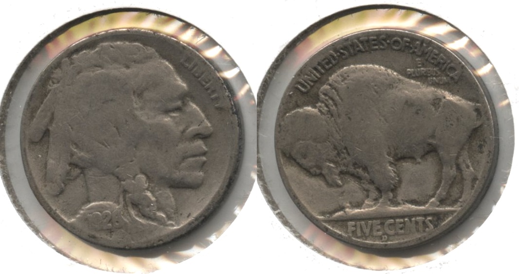 1926-D Buffalo Nickel Good-4 #d