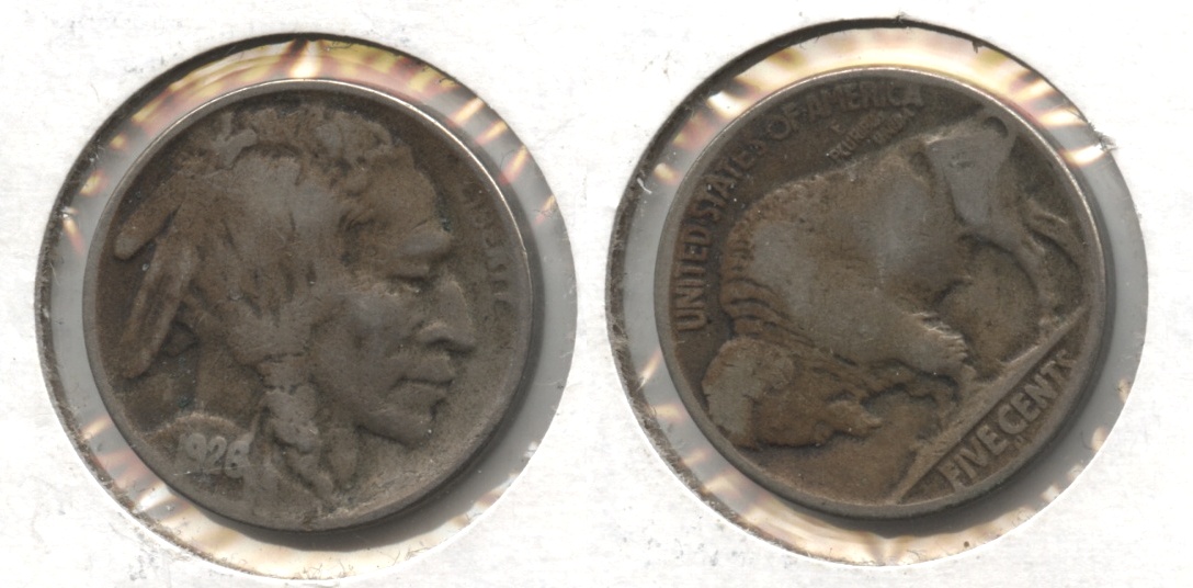 1926-D Buffalo Nickel VG-8 Rotated Reverse