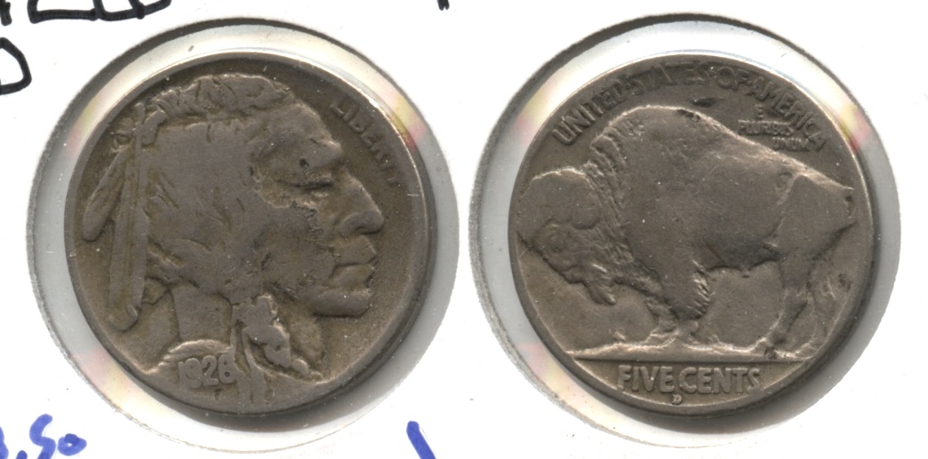 1926-D Buffalo Nickel VG-8 #b