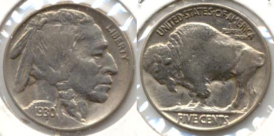1930 Buffalo Nickel AU-50