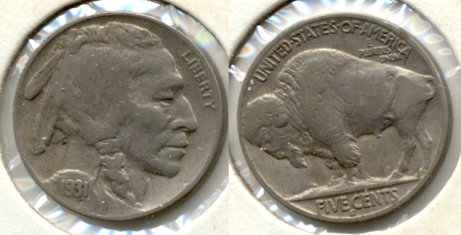 1931-S Buffalo Nickel Fine-12 f