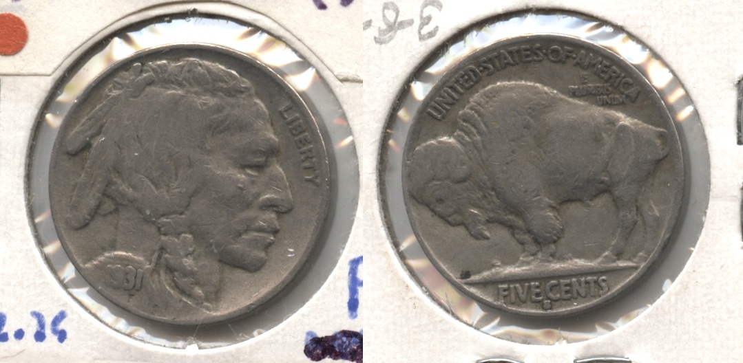 1931-S Buffalo Nickel VG-8 #a