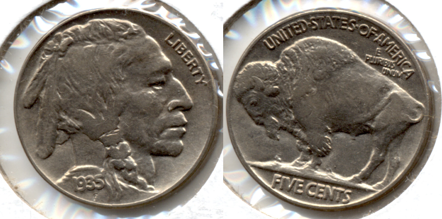1935 Buffalo Nickel AU-50 l