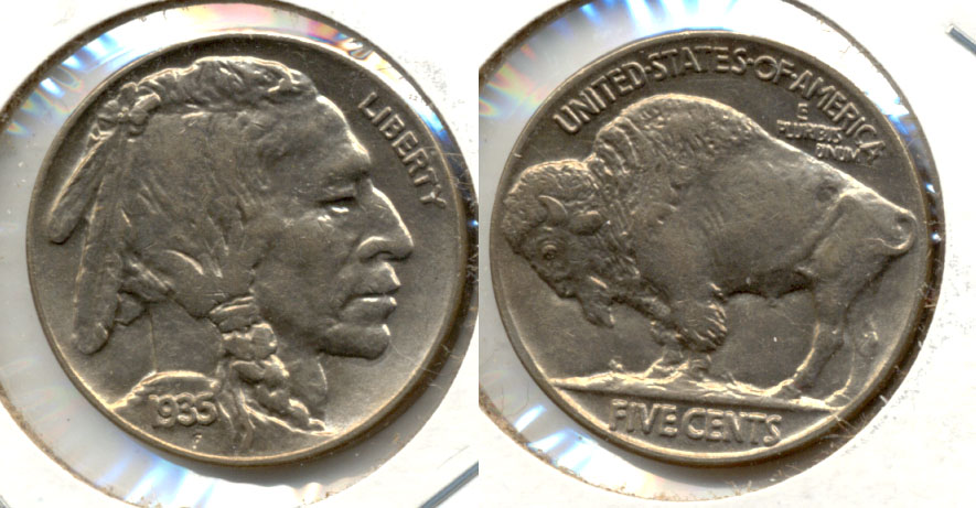 1935 Buffalo Nickel AU-55