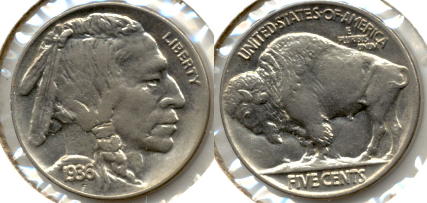 1936 Buffalo Nickel MS-63