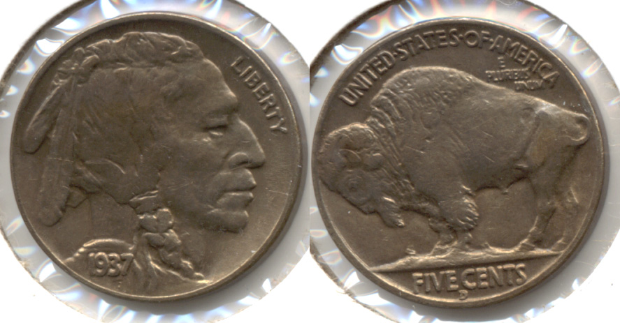 1937-D Buffalo Nickel AU-50 j