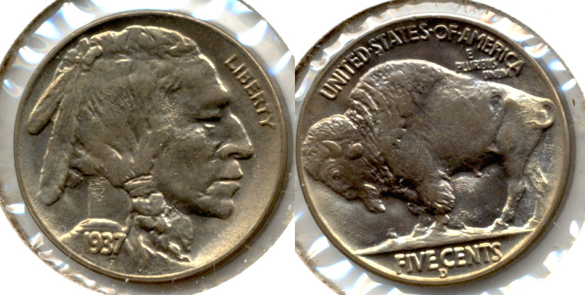 1937-D Buffalo Nickel MS-65