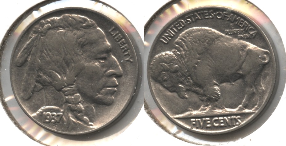 1937 Buffalo Nickel MS-60 #b