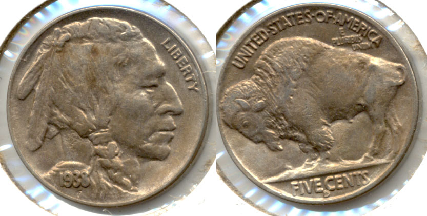 1938-D Buffalo Nickel AU-50 a