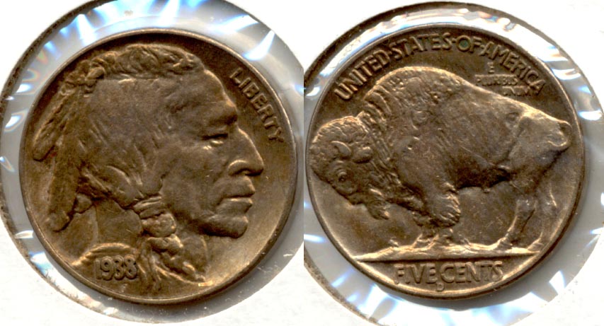 1938-D Buffalo Nickel AU-55