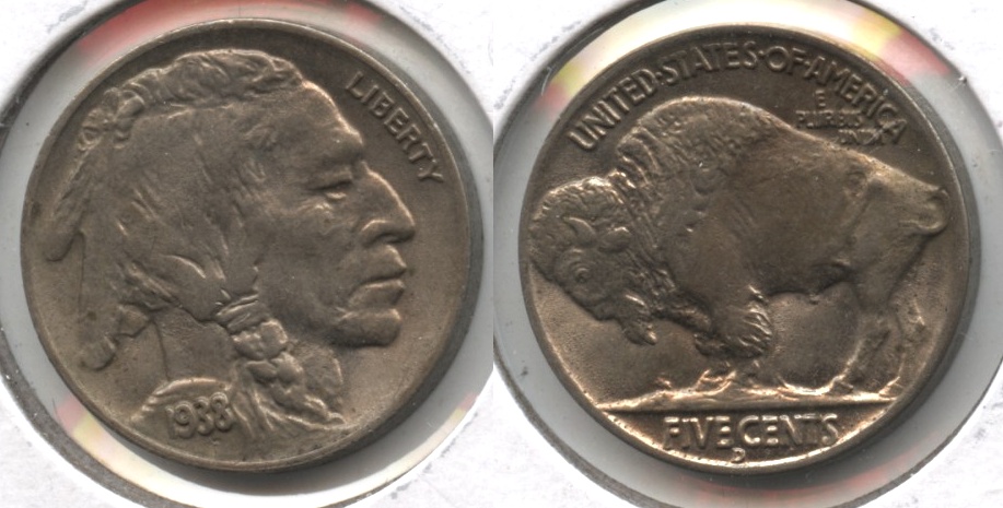 1938-D Buffalo Nickel MS-60 #a