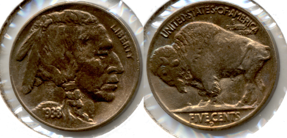 1938-D Buffalo Nickel MS-63