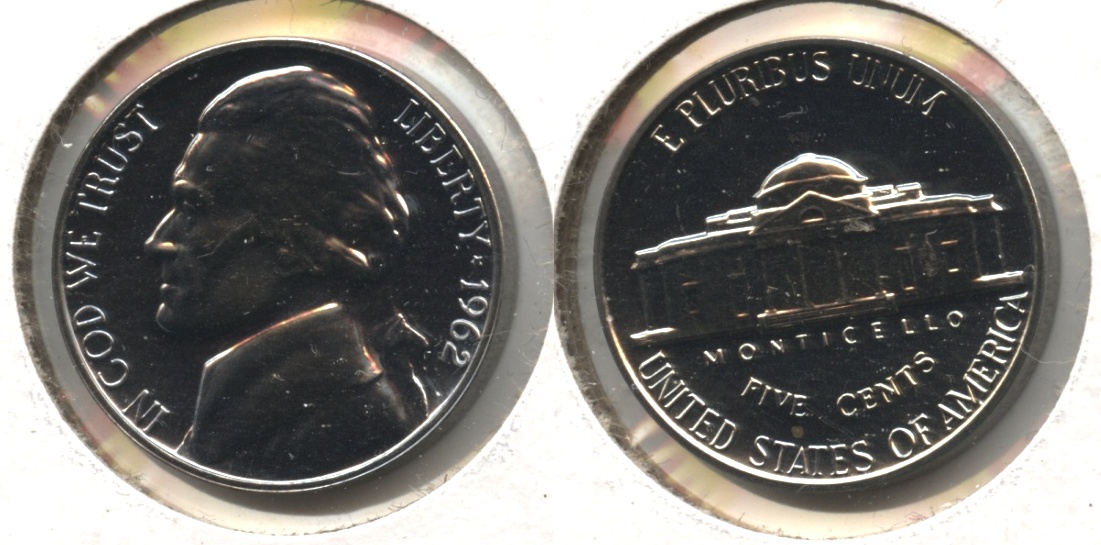 1962 Jefferson Nickel Proof