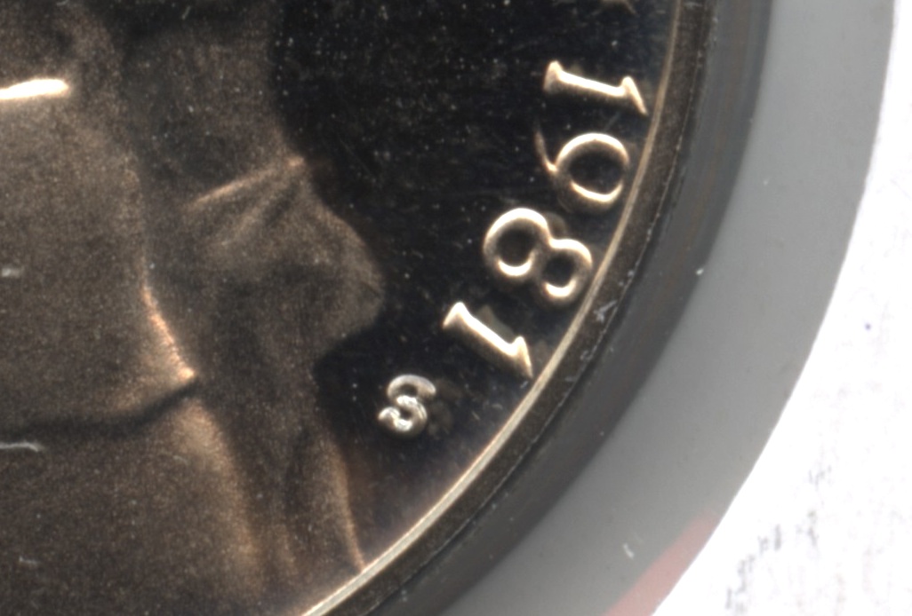 1981-S Type 2 Jefferson Nickel Proof close up