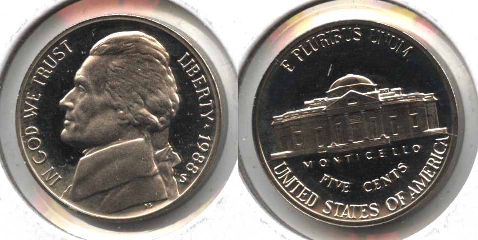1988-S Jefferson Nickel Proof