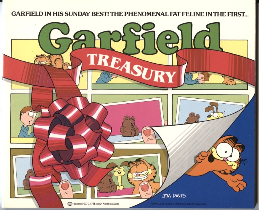 The First Garfield Treasury by Jim Davis Published 1982