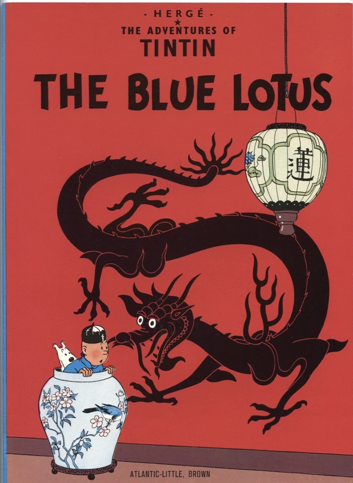 Adventures of Tintin The Blue Lotus by Herge Published 1984