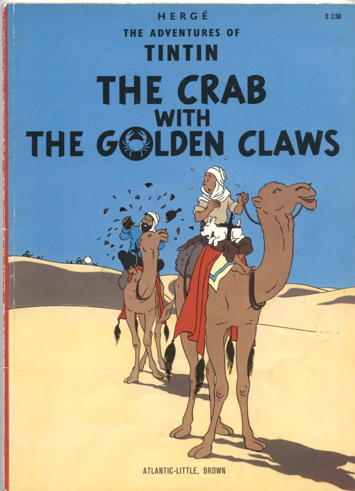 Adventures of Tintin The Crab With The Golden Claws by Herge Published 1974
