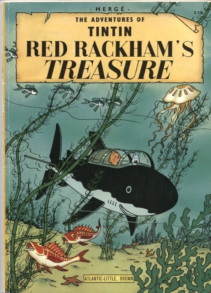 Adventures of Tintin Red Rackham's Treasure by Herge Published 1974