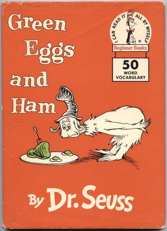 Green Eggs And Ham by Dr Seuss Published 1960