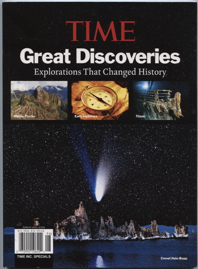 Great Discoveries: Explorations That Changed History by Time Published 2009