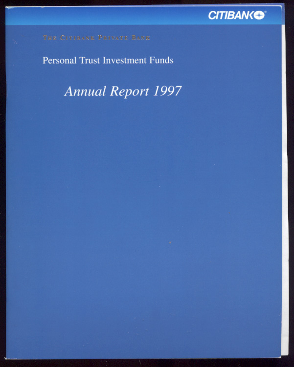 The Citibank Private Bank 1997 Annual Report